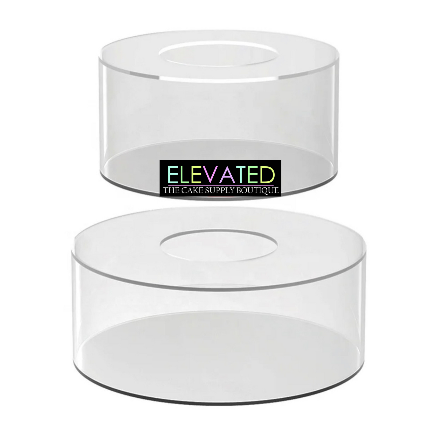 Round Fillable Acrylic Tiers