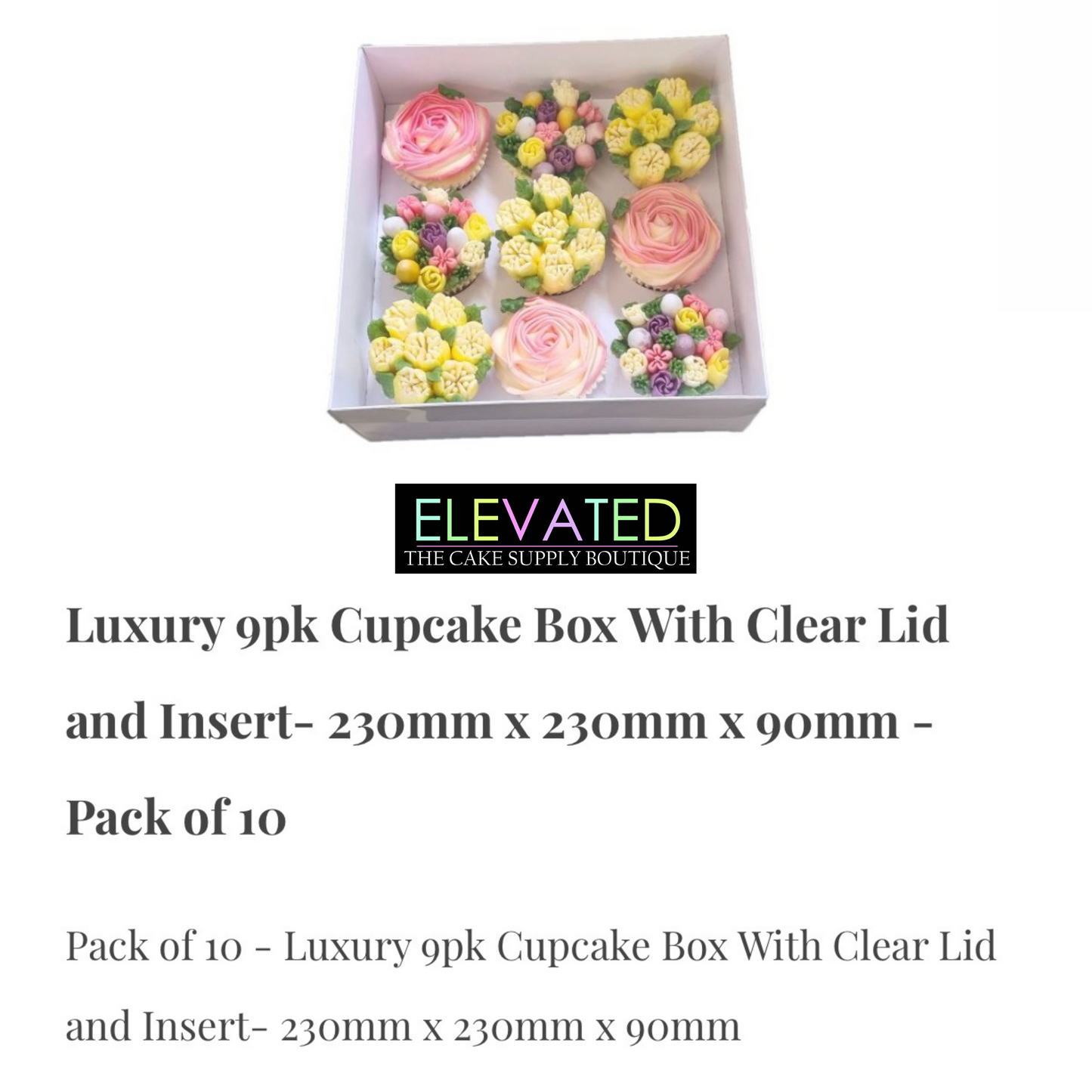 Elevated Bento Boxes 9 Count