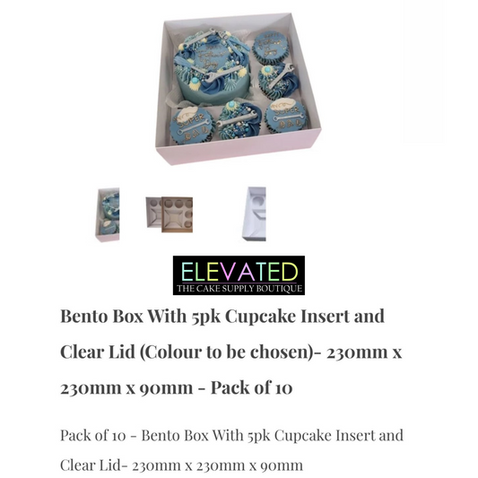 Elevated Bento Boxes 5 Count