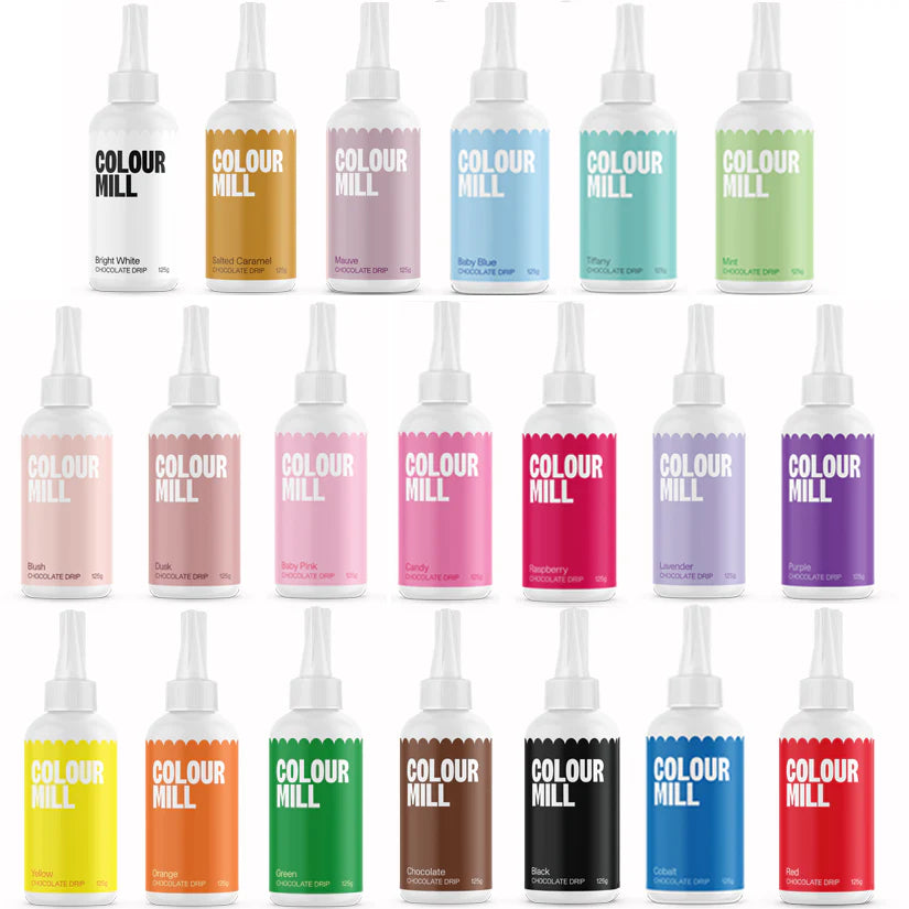 Colour mill chocolate drips 125g