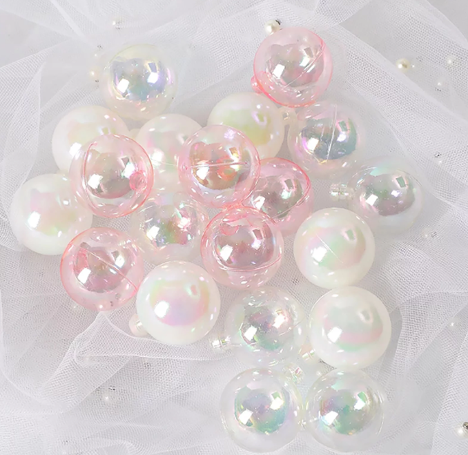 10pc irridescent balls 3cm