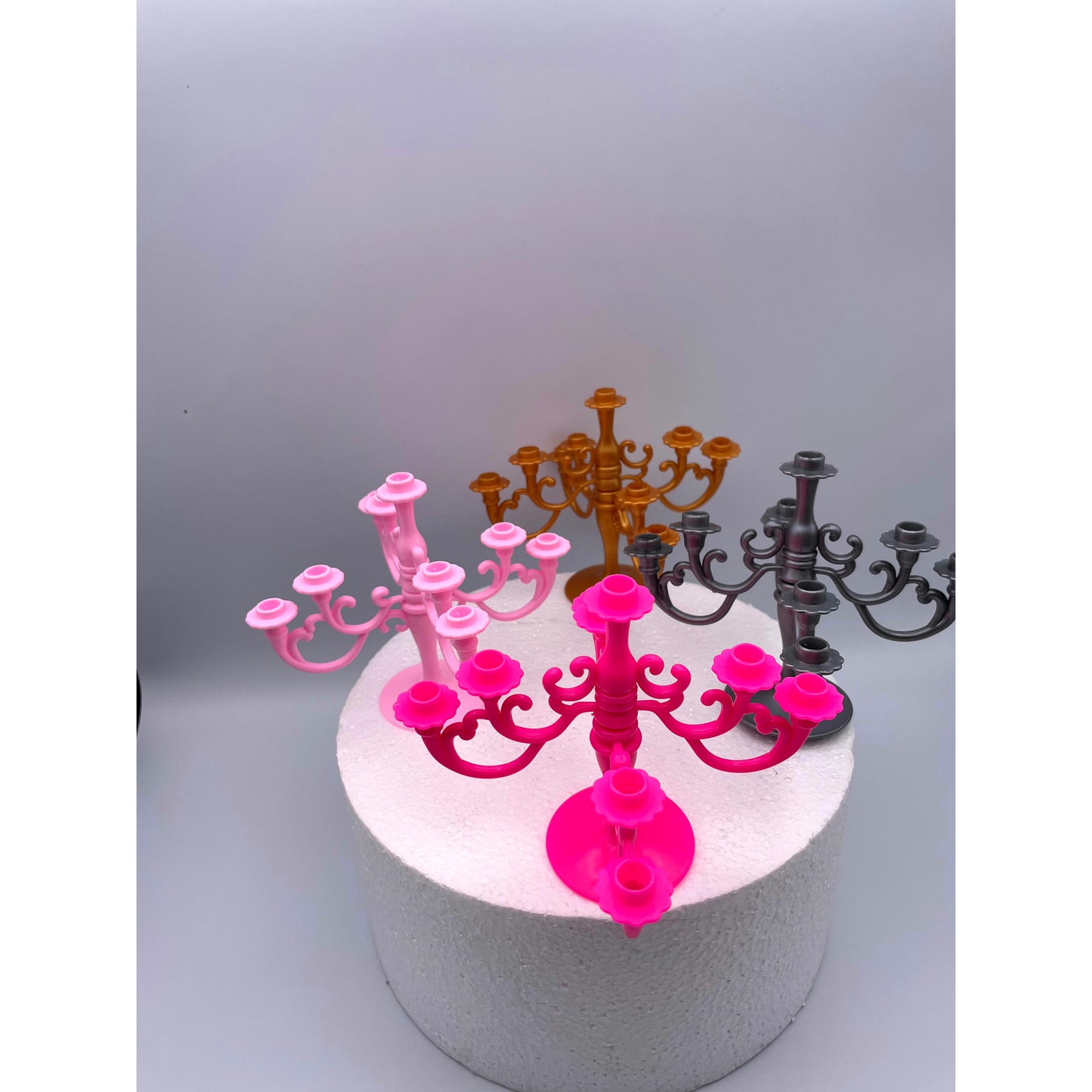 Chandelier Candle Holder Cake Topper