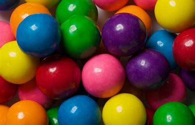 1” multicolor gumballs 8oz