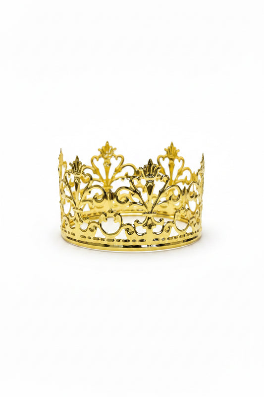 4' metal crown