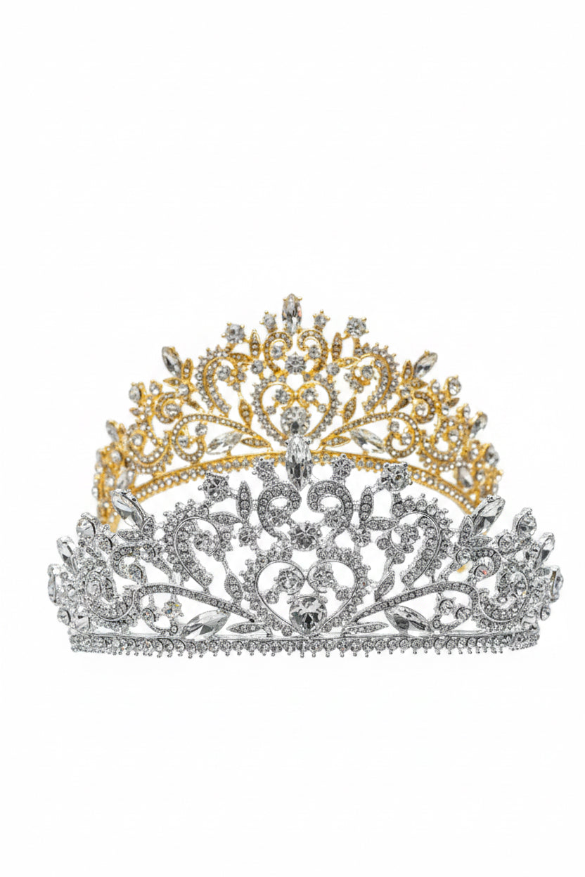 Lg rhinestone tiara