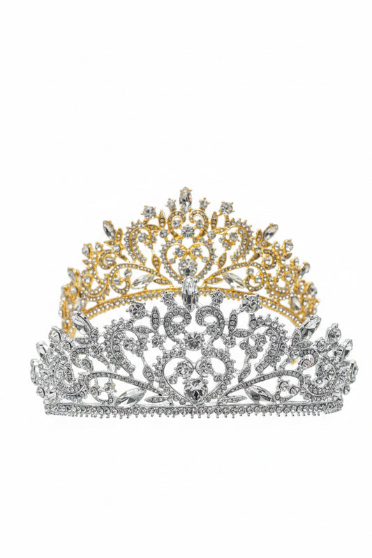 Lg rhinestone tiara