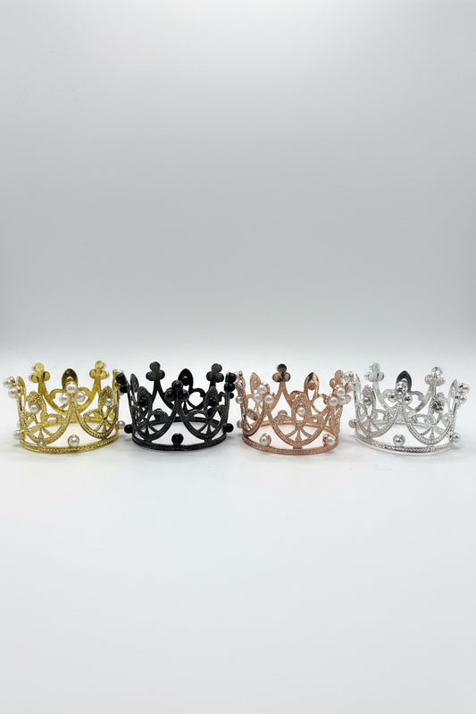 Mini crown w/pearls