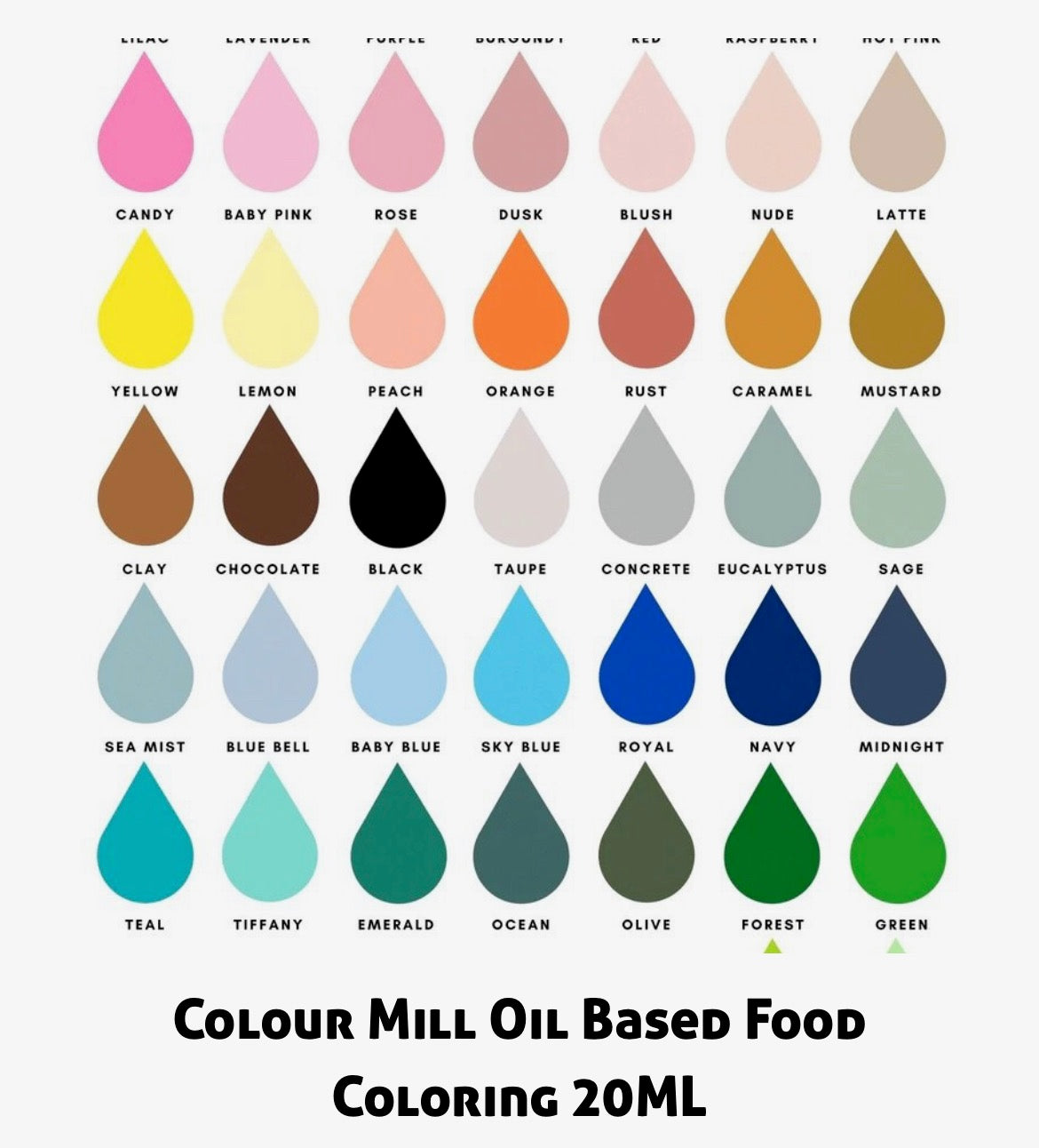 Mill Color Colour Mill Oil Based Food Colors – Elevated The Cake Supply Boutique
